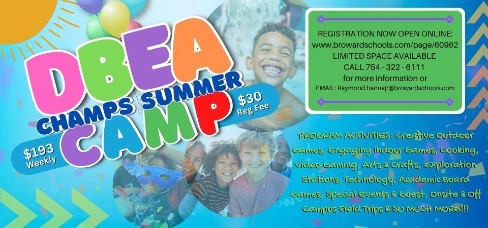 DBE Summer Camp Flyer